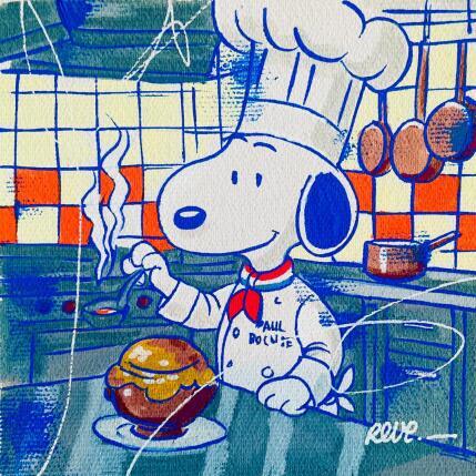 Peinture Snoop Vge par Revel | Tableau Pop-art Acrylique Icones Pop