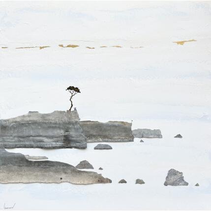 Peinture N*A 718 - Le repos de la mer par Lemonnier  | Tableau Matiérisme Acrylique, Zinc Paysages