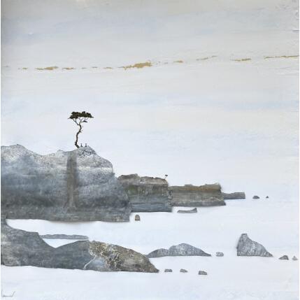 Peinture N*A 711 - L'étale par Lemonnier | Tableau Matiérisme Acrylique, Zinc Paysages