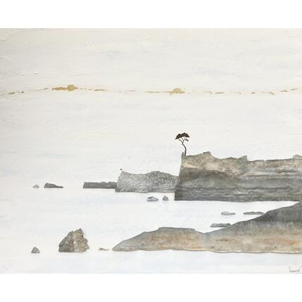 Peinture N*A 716 - Les couleurs de l'hiver par Lemonnier | Tableau Matiérisme Acrylique, Zinc Paysages