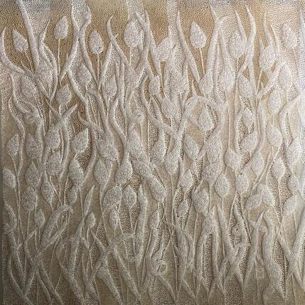 Painting travers champs  by Caviale Marie | Painting Abstract Minimalist