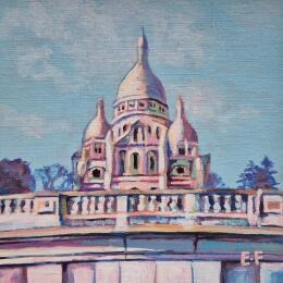 Painting Au sommet by Emma Fischer | Painting