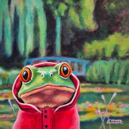 Peinture La Sauteuse au Pays de Monet par Emma Fischer | Tableau