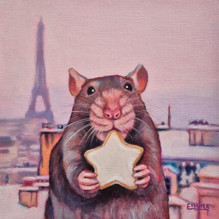 Peinture Sous le Givre, un Petit Courageux par Emma Fischer | Tableau