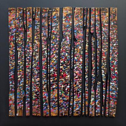 Peinture Bc19 touche or rouge blanc par Langeron Luc | Tableau