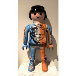 Sculpture Racing is life by Luna | Sculpture Pop-art Acrylic, Graffiti, Posca Pop icons