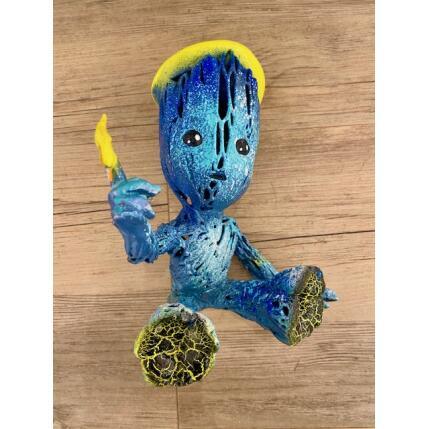 Sculpture Sous l'océan groot artiste by Shenoda | Sculpture Pop-art Graffiti, Resin