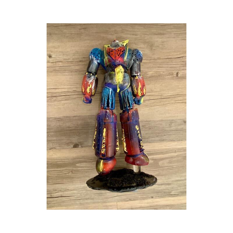 Escultura Galactic Goldorak flight por Shenoda | Escultura