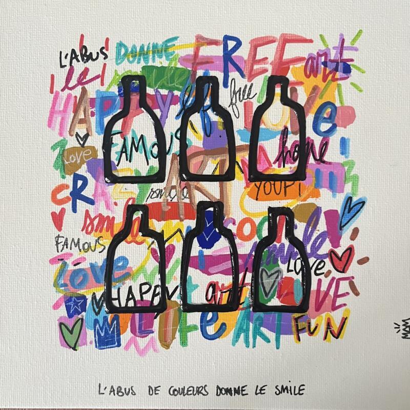 Painting ABUS HAPPY by Mam | Painting Pop-art Pop icons Acrylic