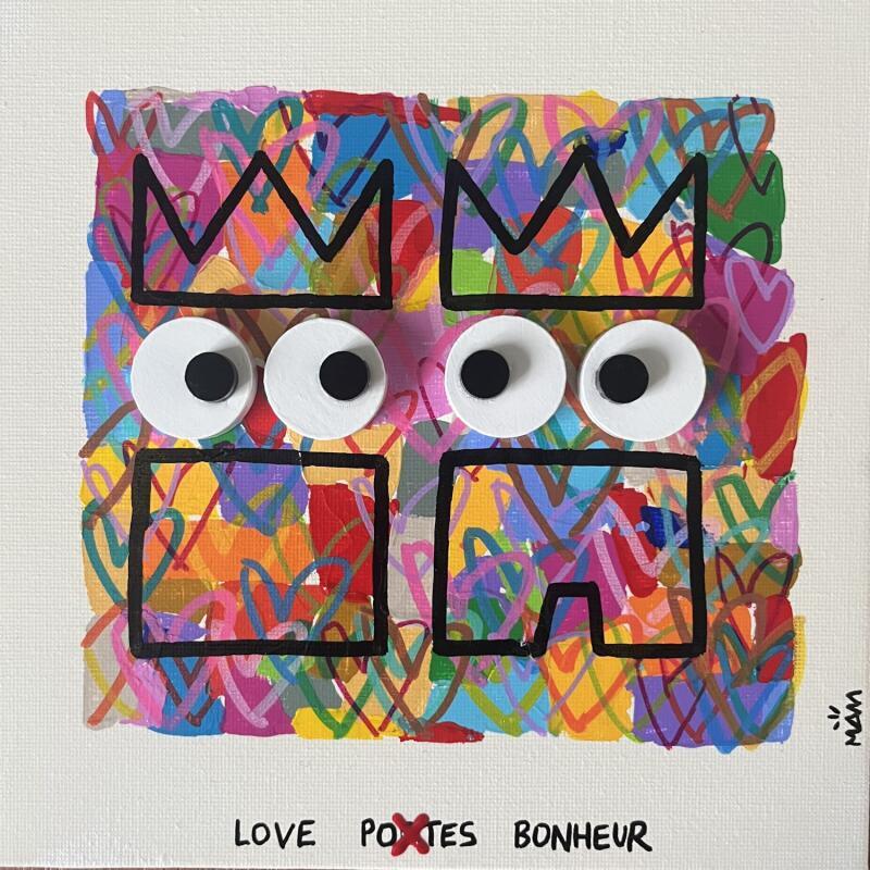 Painting LOVE POTES by Mam | Painting Pop-art Acrylic