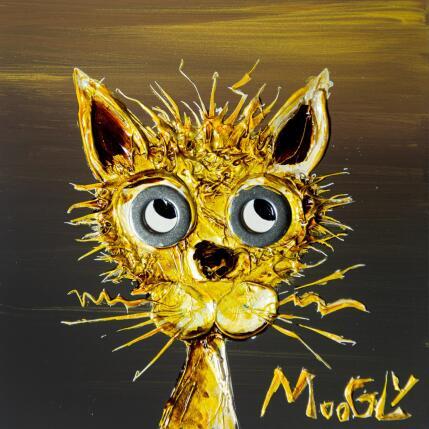 Peinture Epicurius par Moogly | Tableau Art Singulier Acrylique, Pigments, Résine Animaux