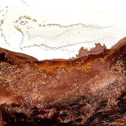 Painting 2286 Poésie Sépia by Depaire Silvia | Painting Abstract Acrylic Landscapes, Marine, Minimalist