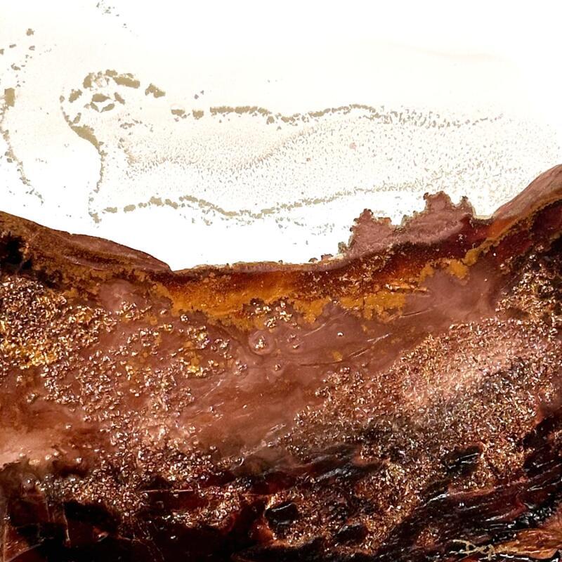 Painting 2286 Poésie Sépia by Depaire Silvia | Painting Abstract Landscapes Marine Minimalist Acrylic