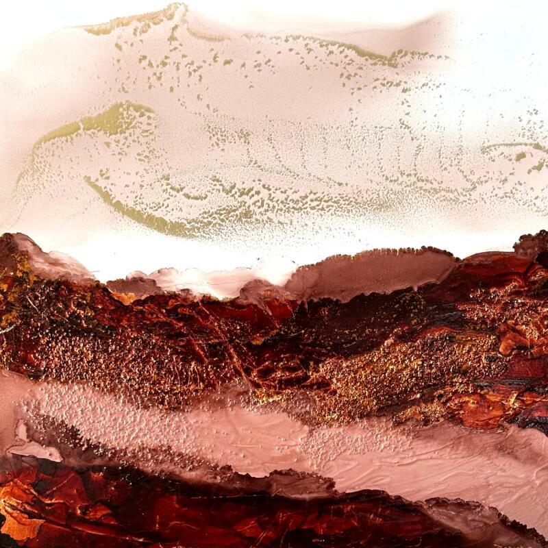 Painting 2433 Moka Mousse by Depaire Silvia | Painting Abstract Landscapes Minimalist Acrylic