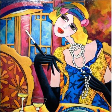 Painting Chéri je t aime by Fauve | Painting Figurative Acrylic Life style