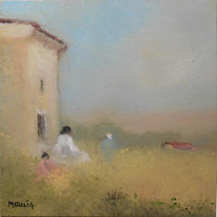 Painting Près du vieux mas by Moulia Francis | Painting