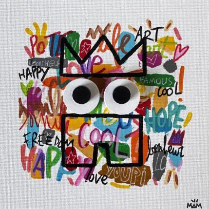 Painting FREEDOM by Mam | Painting Pop-art Acrylic Pop icons