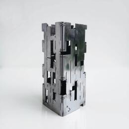 Sculpture Building 25 par Poumès Jérôme | Sculpture Figuratif Métal Urbain