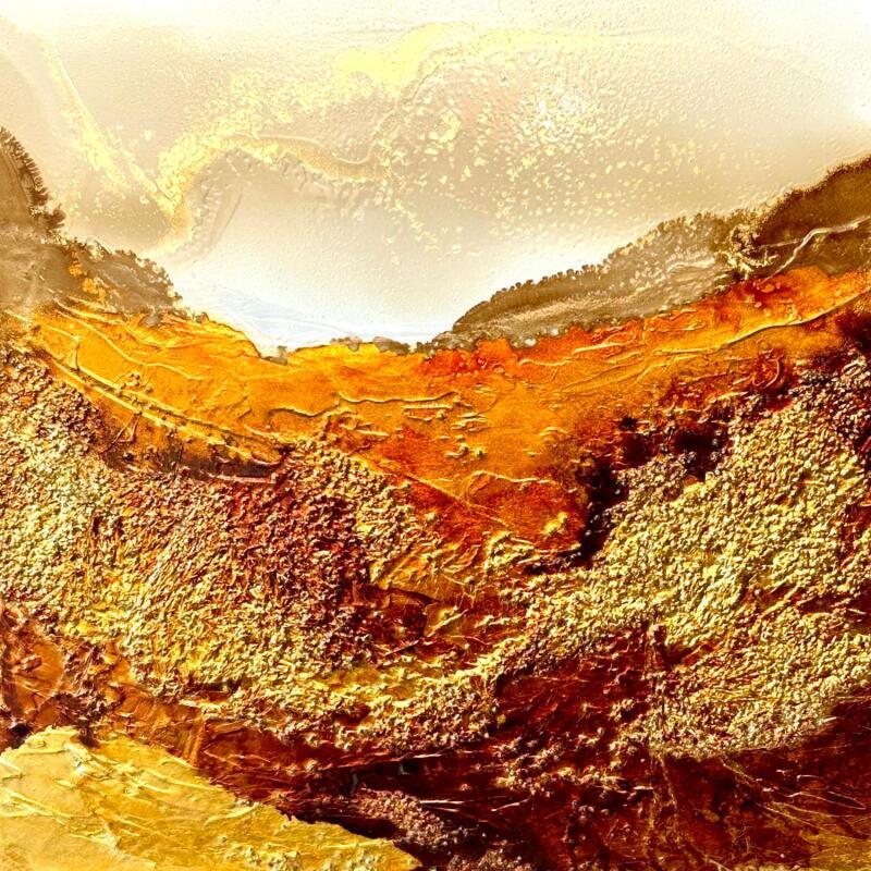 Painting Havana by Depaire Silvia | Painting Abstract Landscapes Marine Minimalist Acrylic