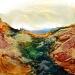Painting Bronze Age by Depaire Silvia | Painting Abstract Landscapes Marine Minimalist Acrylic