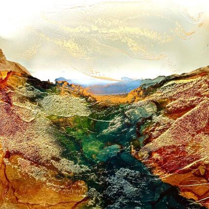 Peinture Bronze Age  par Depaire Silvia | Tableau Abstrait Acrylique Marine, Minimaliste, Paysages