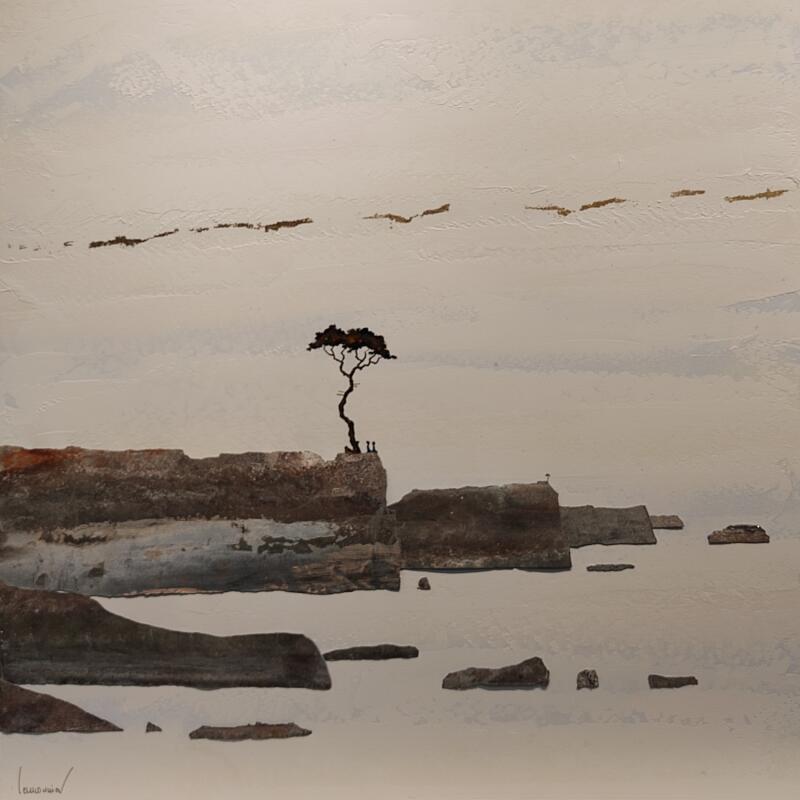 Painting Les embruns  by Lemonnier  | Painting Subject matter Landscapes Acrylic Zinc