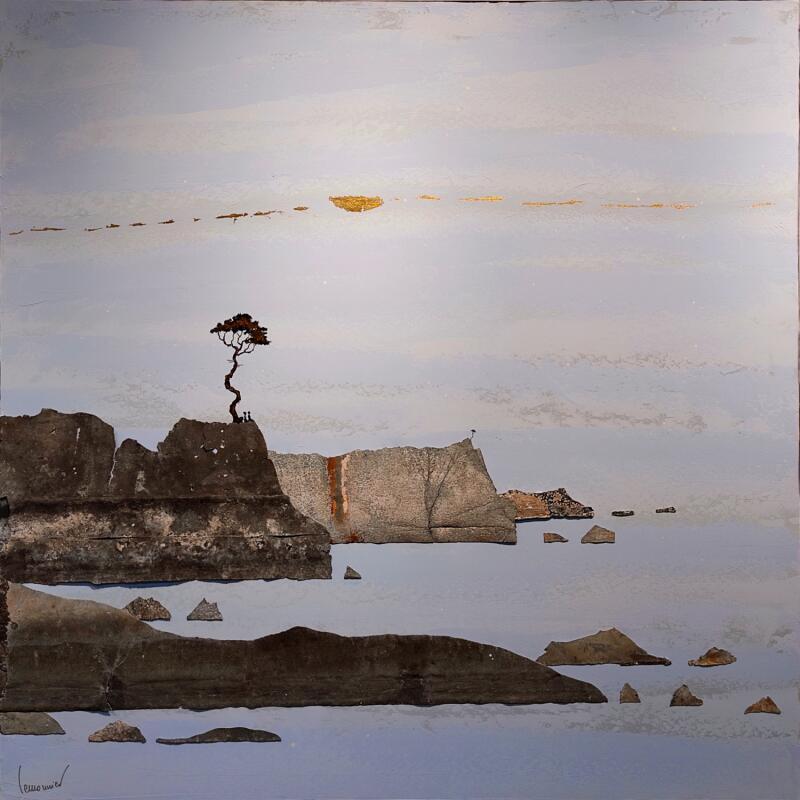 Painting Le levant  by Lemonnier  | Painting Subject matter Landscapes Acrylic Zinc