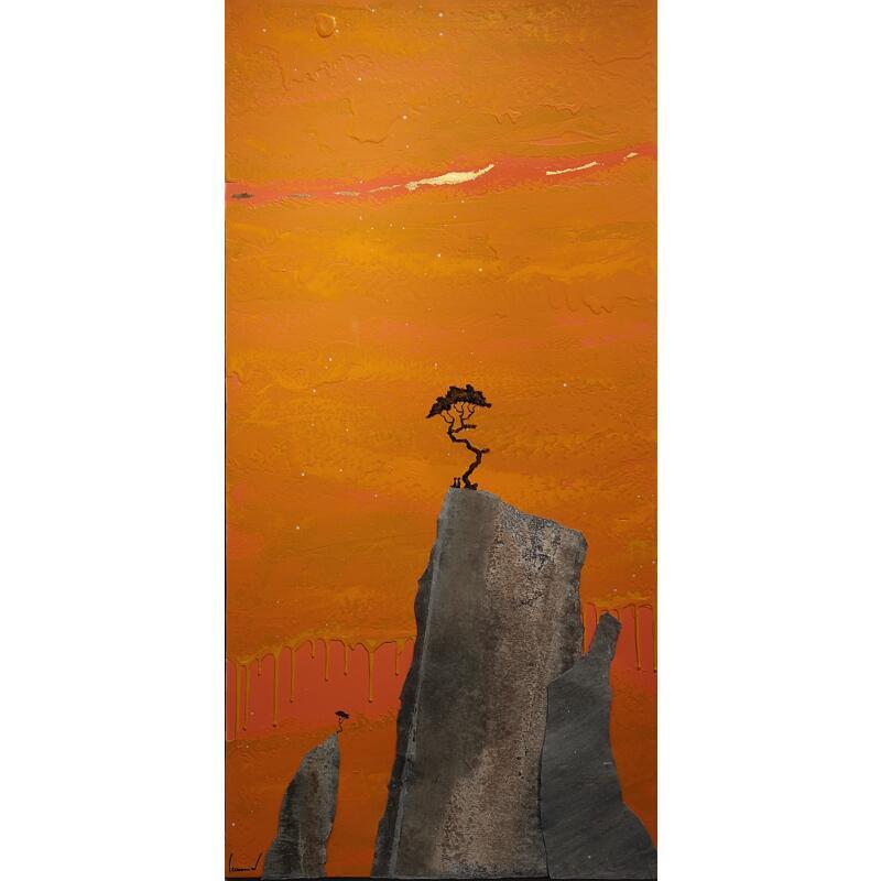 Painting D'un bout à l'autre  by Lemonnier  | Painting Subject matter Landscapes Acrylic Zinc