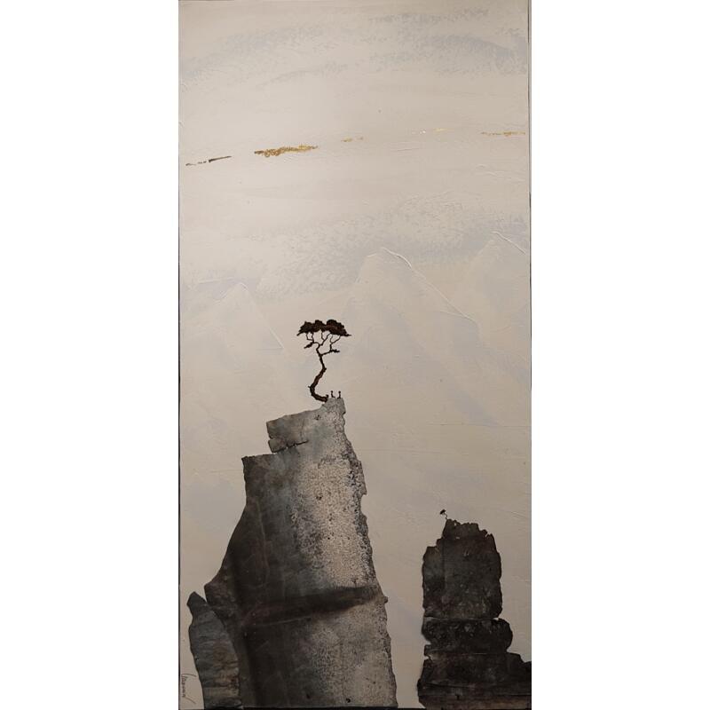 Painting Serenité by Lemonnier  | Painting Subject matter Landscapes Acrylic Zinc