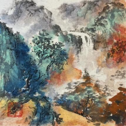 Painting Autumn sense by Yu Huan Huan | Painting