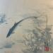 Painting Fish by Yu Huan Huan | Painting Figurative Animals Ink