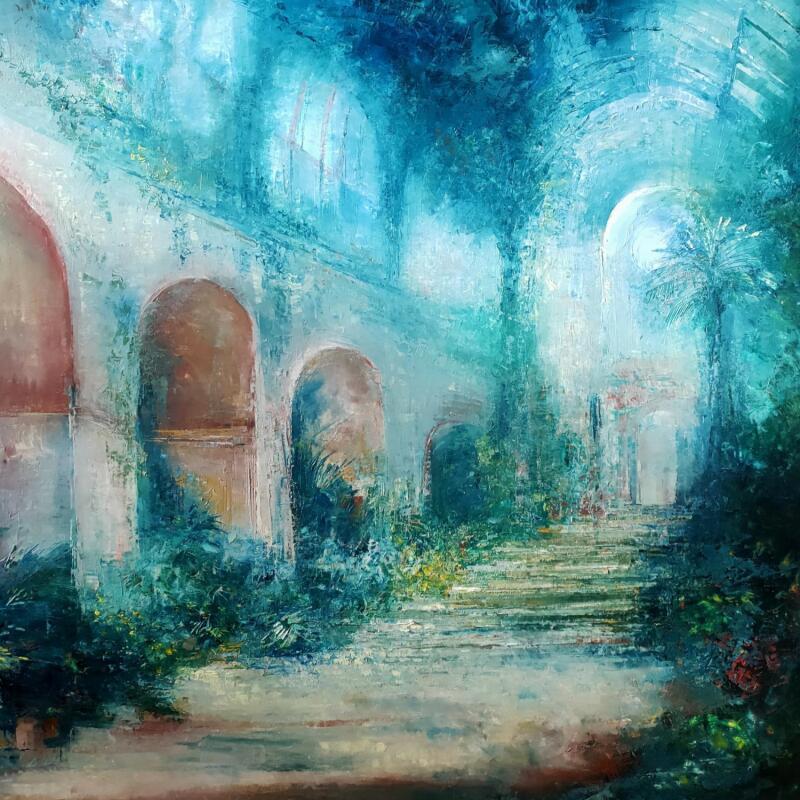 Painting Retour de Florence by Levesque Emmanuelle | Painting Oil