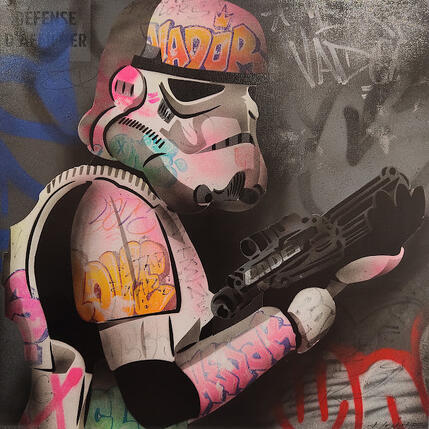 Peinture Clone 2321 par Lemoine Mael | Tableau Pop-art Acrylique, Graffiti Icones Pop