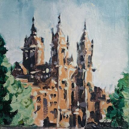 Pintura Basilique Saint Nicoolas por Lysak Gregory et Anastasiya | Pintura