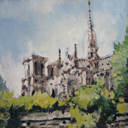 Pintura Notre dame 1 por Lysak Gregory et Anastasiya | Pintura  Iconos pop