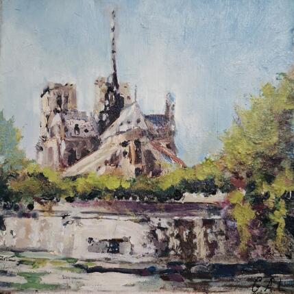 Pintura Notre dame 2 por Lysak Gregory et Anastasiya | Pintura  Iconos pop