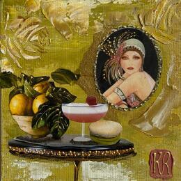 Peinture Plaisir simple  par Romanelli Karine | Tableau