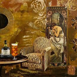 Painting Heure tardive  by Romanelli Karine | Painting