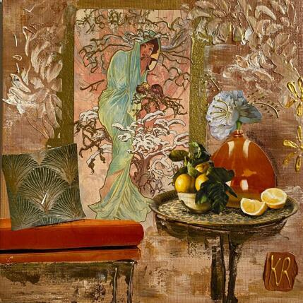 Painting Soirée blanche  by Romanelli Karine | Painting