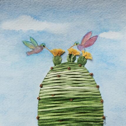 Painting Desert lovers by Vazquez Laila | Painting