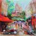 Painting Coeur de Montmartre by Solveiga | Painting Acrylic