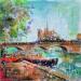 Painting Quai Montebello by Solveiga | Painting Acrylic
