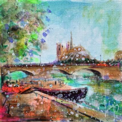 Painting Quai Montebello by Solveiga | Painting Acrylic