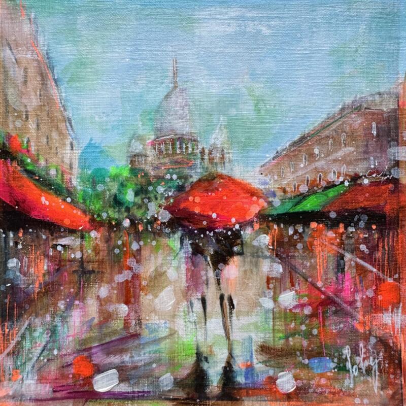 Peinture La brise parisienne par Solveiga | Tableau Acrylique
