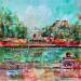 Peinture Aux Tuileries par Solveiga | Tableau Acrylique