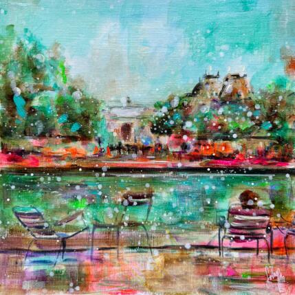 Painting Aux Tuileries by Solveiga | Painting Acrylic