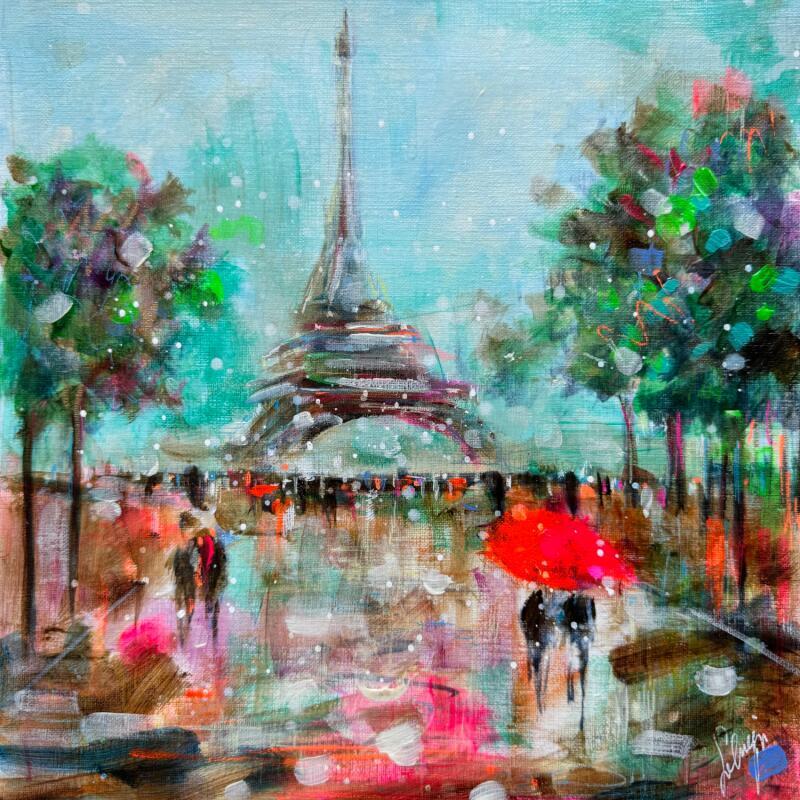 Painting La dame de fer by Solveiga | Painting Acrylic