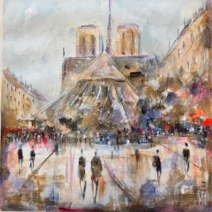Peinture Douceur hivernale à Paris  par Solveiga | Tableau