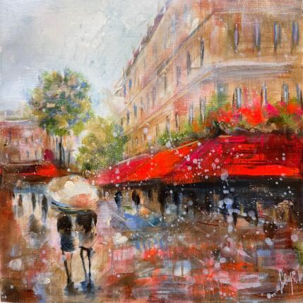 Peinture Instant magique à Paris  par Solveiga | Tableau