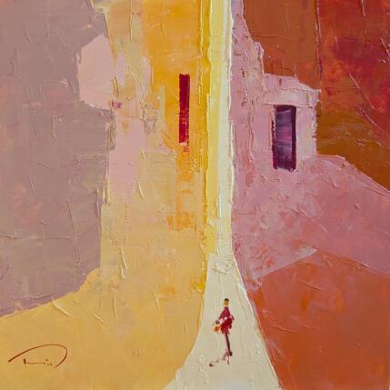 Peinture Harmonie par Tomàs | Tableau Impressionnisme Huile Scènes de vie, Urbain